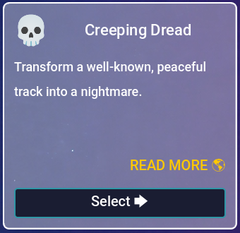 Fig. 1 – Creeping Dread.