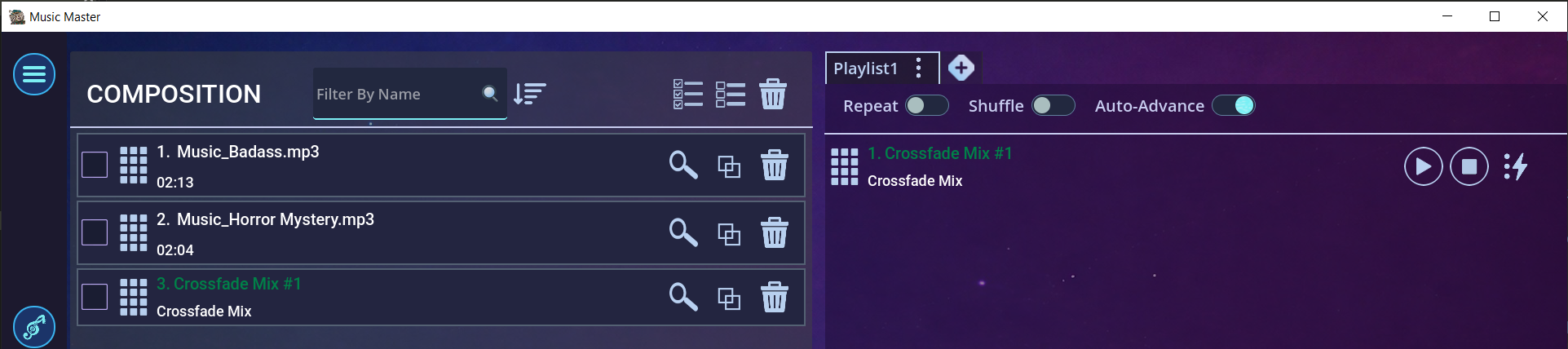 Fig. 2 – Effect in the Composition view.