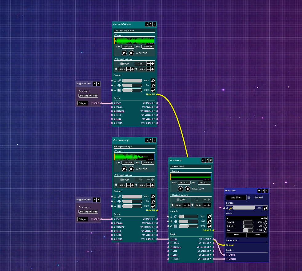 Fig. 3 – Effect in the Editor view.
