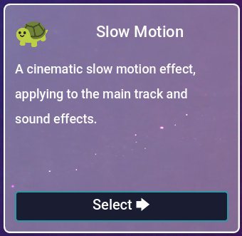 Fig. 1 - Slowmo effect.