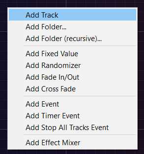 Fig. 4 - Context menu.