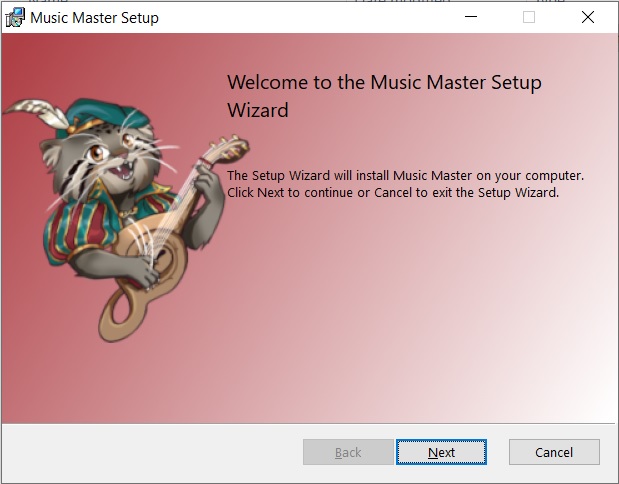Installer window